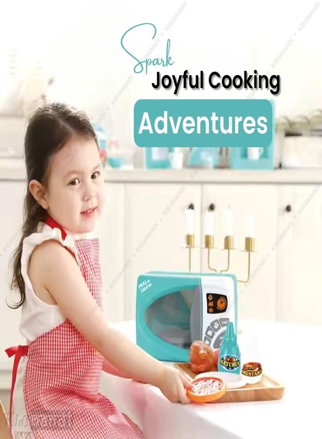 كيدز ماندي مجموعة ألعاب مطبخ ماندي للأطفال | مجموعة لعب طبخ للأطفال | ملحقات مطبخ للعب الأدوار، لعبة تعليمية للأطفال الصغار، مجموعة طبخ تفاعلية ممتعة للأولاد والبنات - Image 5